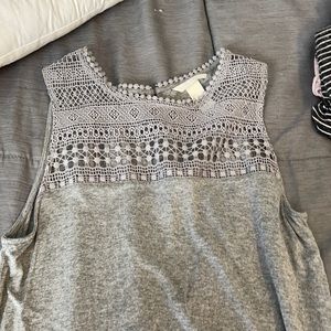 Gray tank top!